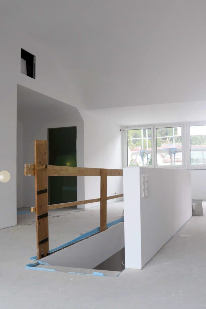 Innenausbau im Obergeschoss